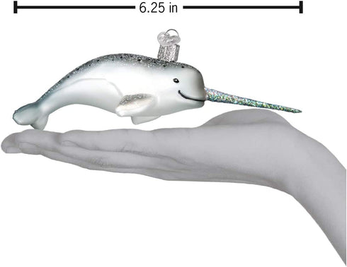 Old World Christmas NARWHAL Ornament, Multi