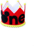 Awyjcas Mickey Mouse 1st Birthday Banner, Handmade First Birthday Highchair Banner Photo Props Party Decorations Supplies Mickey Mouse Cake Topper Hat 3 Pcs