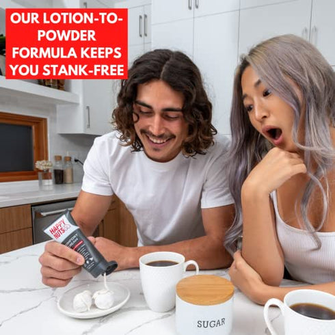 Happy Nuts Comfort Cream | Deodorant For Men | Anti-Chafing, Sweat Defense & Odor Control
