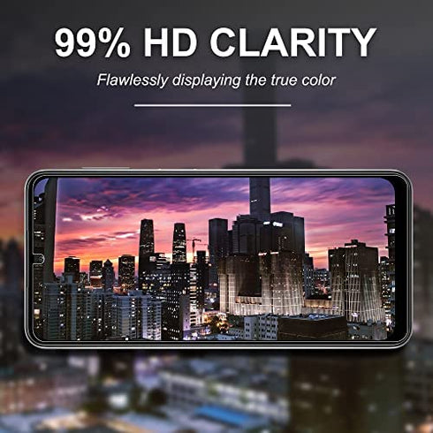 (6 Packs) Samsung Galaxy A53 5G Screen Protector (3 Packs) with 3 Packs Camera Lens Protector,HD Clear 9H Hardness Bubble Free Anti-scratch Tempered Glass for Galaxy A33 5G/A53 5G