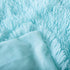 Reafort Luxury Long Hair, PV Fur, Faux Fur Body Pillow Cover/Case 21"x54" with Hidden Zipper Closure (Aqua, 21"X54" Pillow Cover)