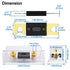 Baomain ANL-500A Electrical Protection ANL Fuse 500 Amp with fuse holder 1 Pack