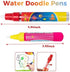 Water Doodle Pens Replacement Water Pen, Drawing Doodle Pens for Aqua Water Doodle Mat (Pack of 6)