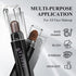 LUXAZA 6 PCS Brown Neutral Metallic Eyeshadow Stick Set, Champagne Cream Eye Shadow Pencil Crayon Brightener Highlighter Makeup Stick Kit, Hypoallergenic Waterproof Shimmer Eyeliner Make Up