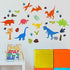 Dinosaur Decals Wall Stickers Boys Kids Room Decor Glow in The Dark Luminous Dinosaur Vinyl Decor Baby Bedroom Living Room Bathroom Decor (Classic Style)