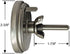 Weber 63029 Temperature Gauge for 22.5" Smokey Mountain Cooker