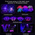 Bluecoco Soft Silica Gel Moves Naturally with Water Flow, Aquarium Decorations Glow in The Dark, Glowing Coral Ornaments for Fish Tank Decorations (Green, Anemone)