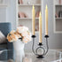 Flameless Taper Candles with Remote and Timer, Electric Window Candles Flickering Battery Operated 6 Pack for Thanksgiving Christmas Votive Party Dinner Decoration