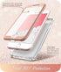 i-Blason Cosmo Series Case for iPhone SE 2022 (3rd Gen)/iPhone SE 2020 (2nd Gen)/iPhone 7/iPhone 8, Stylish Protective Bumper Case with Built-in Screen Protector (Marble)
