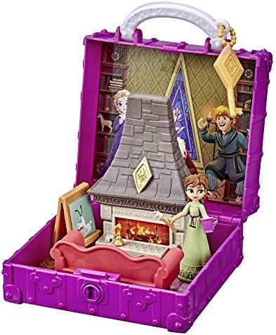 Disney Frozen 2 Pop Adventures Family Game Night Pop-Up Playset with Handle, Including Anna Doll, Toy Inspired 2