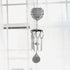BANBERRY DESIGNS Memorial Windchimes - I Thought of You with Love Today Poem Engraved on This Wind Chime - Angel Wings Wrapped Around a Heart and Teardrop Charm - in Loving Memory Chimes