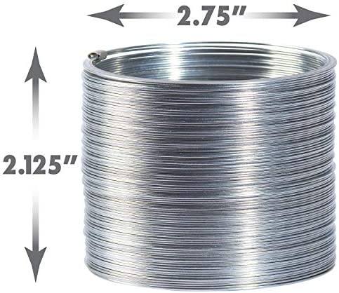 The Original Slinky Walking Spring, Metal, Fidget Toys, Party Favors, Gifts, Toys for 5 Year Old Girls and Boys, by Just Play