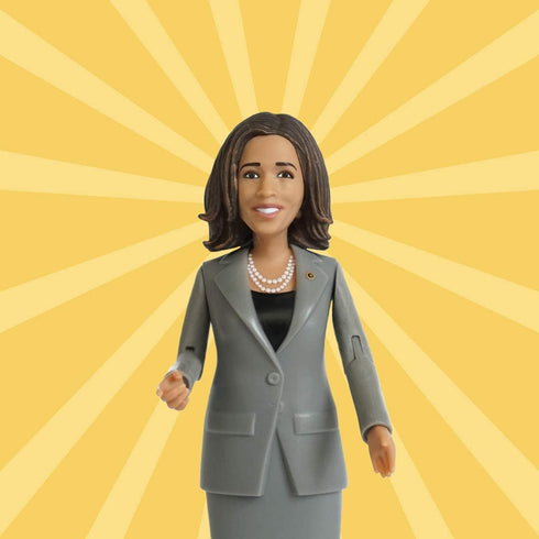 Political Action Figures - Collectible, Novelty, Gag Gift Idea for Adults - Cute Desk Accessories for Home & Office (Kamala Harris)