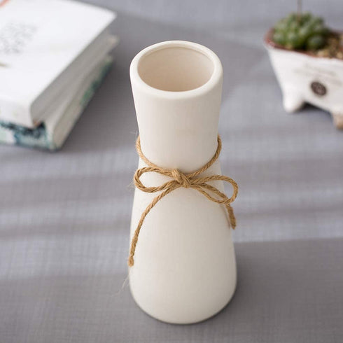 WEIDILIDU White Ceramic Vase Modern Home Decoration Porcelain Vase Vase Matte White Design (weidi-716 White)