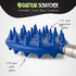 XL Big Stick Extendable Cactus Back Scratcher, Sturdy, Sharp, Satisfying, Ultimate Scratch Relief for Itching on Back, Neck, Head, Beard, and Body, Dual Sided with Aggressive and Medium Spikes (Blue)