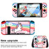 oqpa for Nintendo Switch Skin Cute Kawaii Cartoon Character Design Sticker, Funny Fun Fashion Cool Switch Game Skins for Girls Boys Kids Stickers+Tempered Glass Film for Nintendo Switch Pink Unicorn