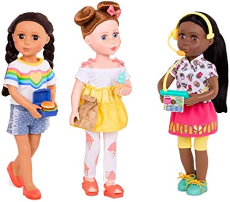 Glitter Girls – GG Drive-Thru Food Set – Can We Take Your Order? – Play Food & Pretend Restaurant Playset for 14-inch Dolls – Toys, Clothes, and Accessories for Kids Ages 3 and Up