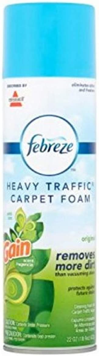 Bissell Febreze Gain Scent Heavy Traffic Carpet Foam, 22 Ounce
