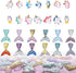 Hulluter 70PCS Slime Add Ins Slime Kit Floam Beads Fish Bowl Beads Mreaind Unicorn Slime Charms Glitter Jars Slime Supplies Kit
