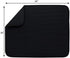 S&T INC. Absorbent, Reversible XL Microfiber Dish Drying Mat for Kitchen, 18 Inch x 24 Inch, Black Galaxy Mesh