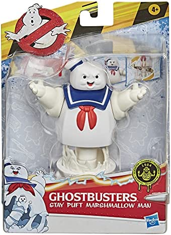 Ghostbusters Fright Feature Stay Puft Marshmallow Man Ghost Figure with Fright Feature, Toys for Kids Ages 4 and Up