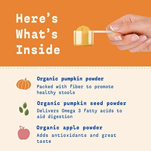 Native Pet Organic Pumpkin for Dogs (8 oz) - All-Natural, Organic Fiber for Dogs - Mix with Water to Create Delicious Pumpkin Puree - Prevent Waste with a Canned Pumpkin Alternative! (8 oz)