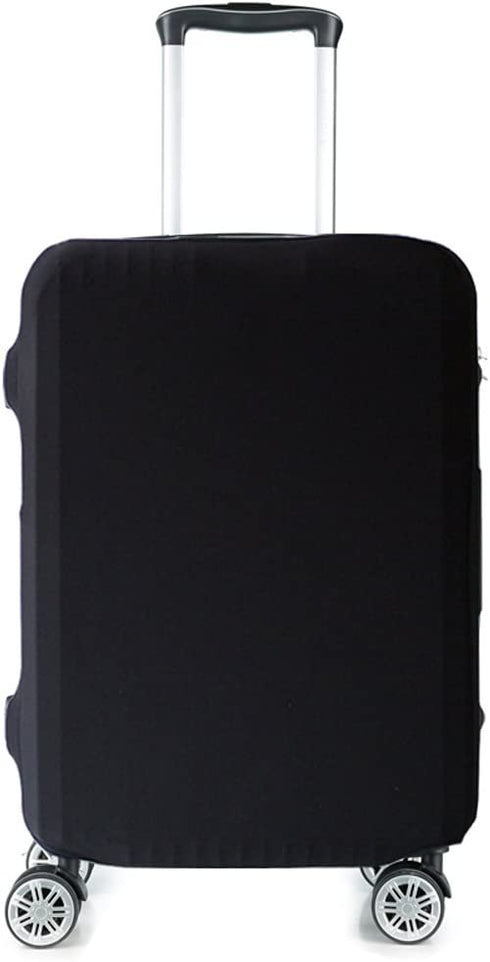HoJax Spandex Travel Luggage Cover, Suitcase Protector Bag Fits 18-21 Inch Luggage Black