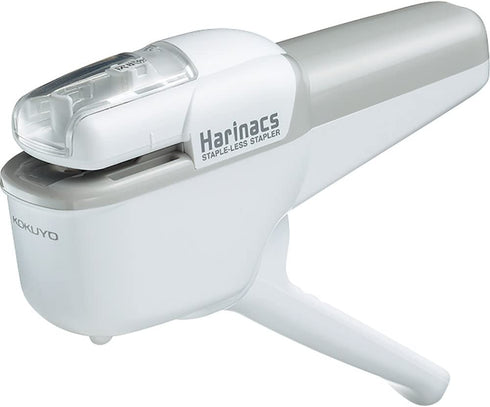 Kokuyo Harinacs Stapleless Stapler, Up to 10 Sheets Binding, White, Japan Import (SLN-MSH110W)