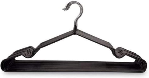 KEPLIN 20x Premium Rubber Coated Metal Hangers - Heavy Duty - Space Saving Organiser Clothes Hangers for Wardrobes Coat Rack Rails