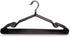 KEPLIN 20x Premium Rubber Coated Metal Hangers - Heavy Duty - Space Saving Organiser Clothes Hangers for Wardrobes Coat Rack Rails
