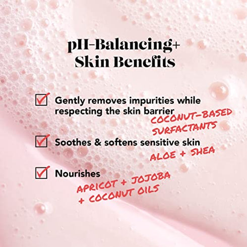 SweetSpot Labs pH Balanced Wash for Sensitive Skin, Sulfate Free, Clean, Gynecologist Tested & Approved, Unscented Body Wash, 8 oz