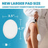 Lotion Applicator for Back | 17" Long Handle Back Lotion Applicator | Easy Reach Self Application for Body Cream, Self Tanning, Pain Relief Gels & Medical Ointments | Includes 4 Textured Pads