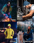 Bluetooth Beanie Hat with Light, Unisex USB Rechargeable 4 LED Headlamp Cap with Wireless Headphones, Unique Christmas Birthday Gifts for Men Him Husband Teen (Black)