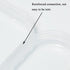 Lemical Portable Plastic Transparent File Boxes with Handle A4 Large Capacity Heavy Duty File Boxes Plastic Transparent Paper Storage Boxes Portable Documents Case Storage Boxes File Organizer Boxes
