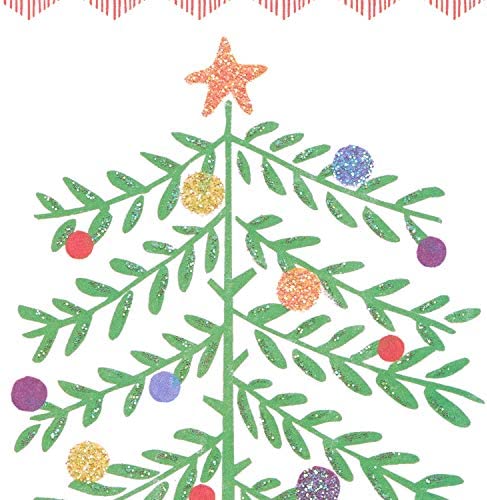 Papyrus Christmas Cards Boxed with Envelopes, Merry Little Christmas, Christmas Tree (20-Count)