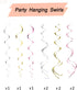 MEYSIMOON Bachelorette Party Decorations Bridal Shower Supplies Rose Gold Kit Ring Balloons,Banner,Swirl,Paper Pom Poms,Bride to Be Sash for Hens Night Party Decoration