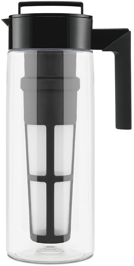 Takeya Patented Deluxe Cold Brew Coffee Maker, 2 qt, Black