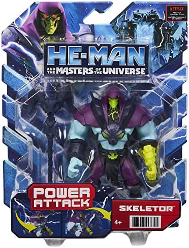 He-Man and The Masters of the Universe Toy, Skeletor Action Figure, Power Attack Move and Accessory, Motu Super Villain Character