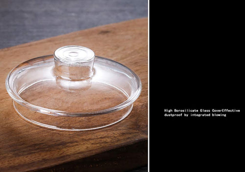 Goeielewe Glass Measuring Cup with Lid, Graduated Beaker Mug with Handle, Borosilicate Glass V-Shaped Spout Microwave Safe Scales Milk Cup for Cooking Baking (2cup/16oz/500ml)