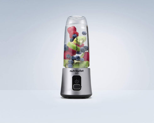 nutribullet GO Portable Blender for Shakes and Smoothies, 13 Ounces, 70 Watts, Silver, NB50300S
