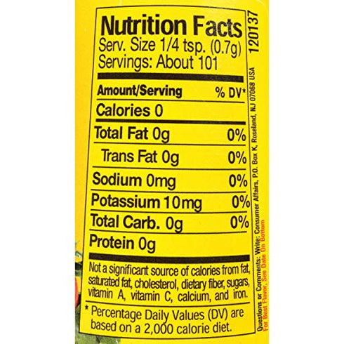 Dash Salt-Free Seasoning Blend, Extra Spicy, 2.5 Ounce
