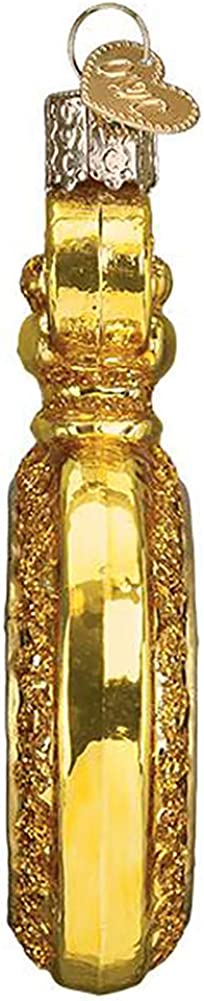 Old World Christmas Pocket Watch Glass Ornament Free Box 32423 New