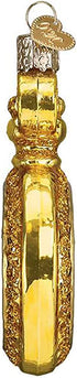 Old World Christmas Pocket Watch Glass Ornament Free Box 32423 New