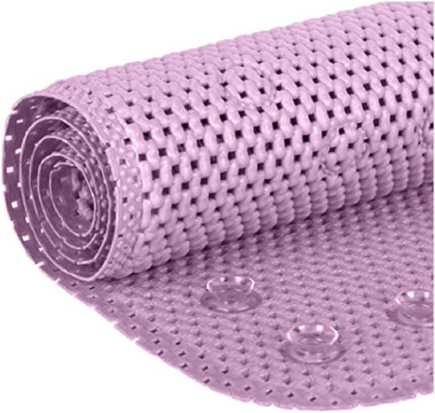 Deluxe Bathtub Mat Non Slip, Soft Foam Bath Mats for Bathroom Tub , Bathtub Mat with Drain Holes, Suction Cups- 36? X 17? - Lavender