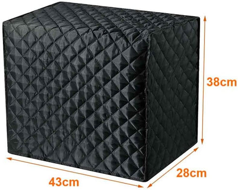 Bread Maker Cover, Clip Cotton Polyester Diamond Stitching Bakeware Protector, Home Kitchen Toaster Dust Cover Bread Machine Cover Washable