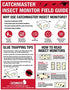 Brown Recluse Spider Traps by Catchmaster - 30 Pre-Baited Glue Board Sheet Monitor Traps, Ready to Use Indoors. Insect Cockroach Cricket Sticky Adhesive Fold-able No-Mess Non-Toxic - Made in The USA