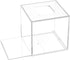 HIIMIEI Acrylic Tissue Box Cover 5.4x5.4x5.4'' Clear Tissue Holder Napkin Dispenser for Home Office Restaurant-Clear