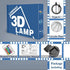 Lampeez Kids 3D Basketball Night Light Optical Illusion Lamp with 16 Colors Changing Remote Control Birthday Xmas Valentine's Day Gift Idea for Sport Fan Boys Girls