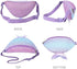mibasies Mermaid Kids Fanny Pack Waist Bag for Girls Toddler Purse with Belt