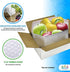 ABC Foil Insulated Box Liners 8" x 8" x 8", Pack of 10 Silver Insulated Shipping Boxes for Frozen Food, Odorless Insulated Shipping Containers, Leakproof Cold Shipping Boxes for Frozen Fish, Meat